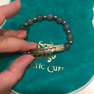 Rustic Cuff Courage Bracelet
